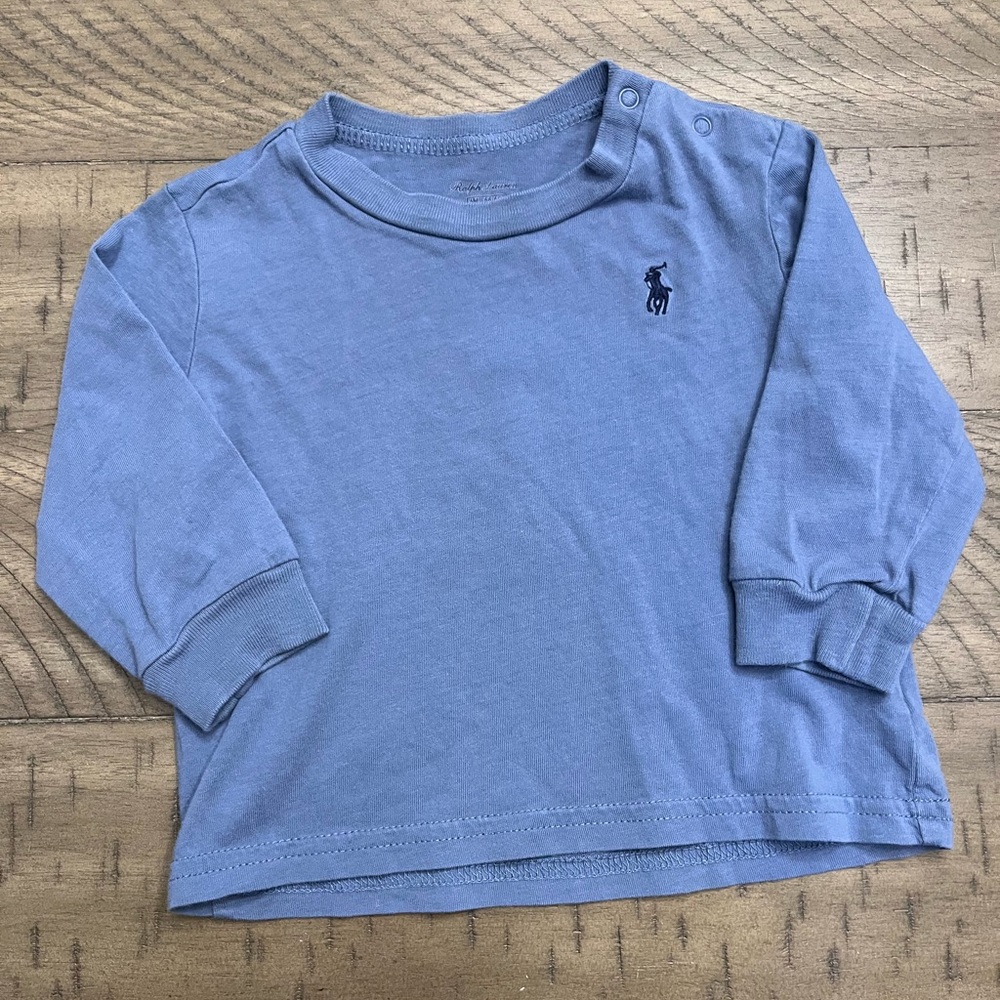 Ralph Lauren Blue Long Sleeve Tee